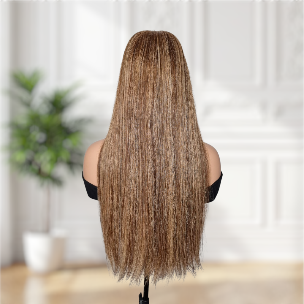 HD Lace Perücke Light Brown Mix