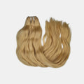Wellige Echthaar Weft Tresse aus 100 % Remy Echthaar in Farbe Blonde 24