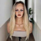 HD Lace Perücke Blond Ombre