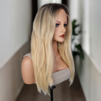 HD Lace Perücke Blond Ombre