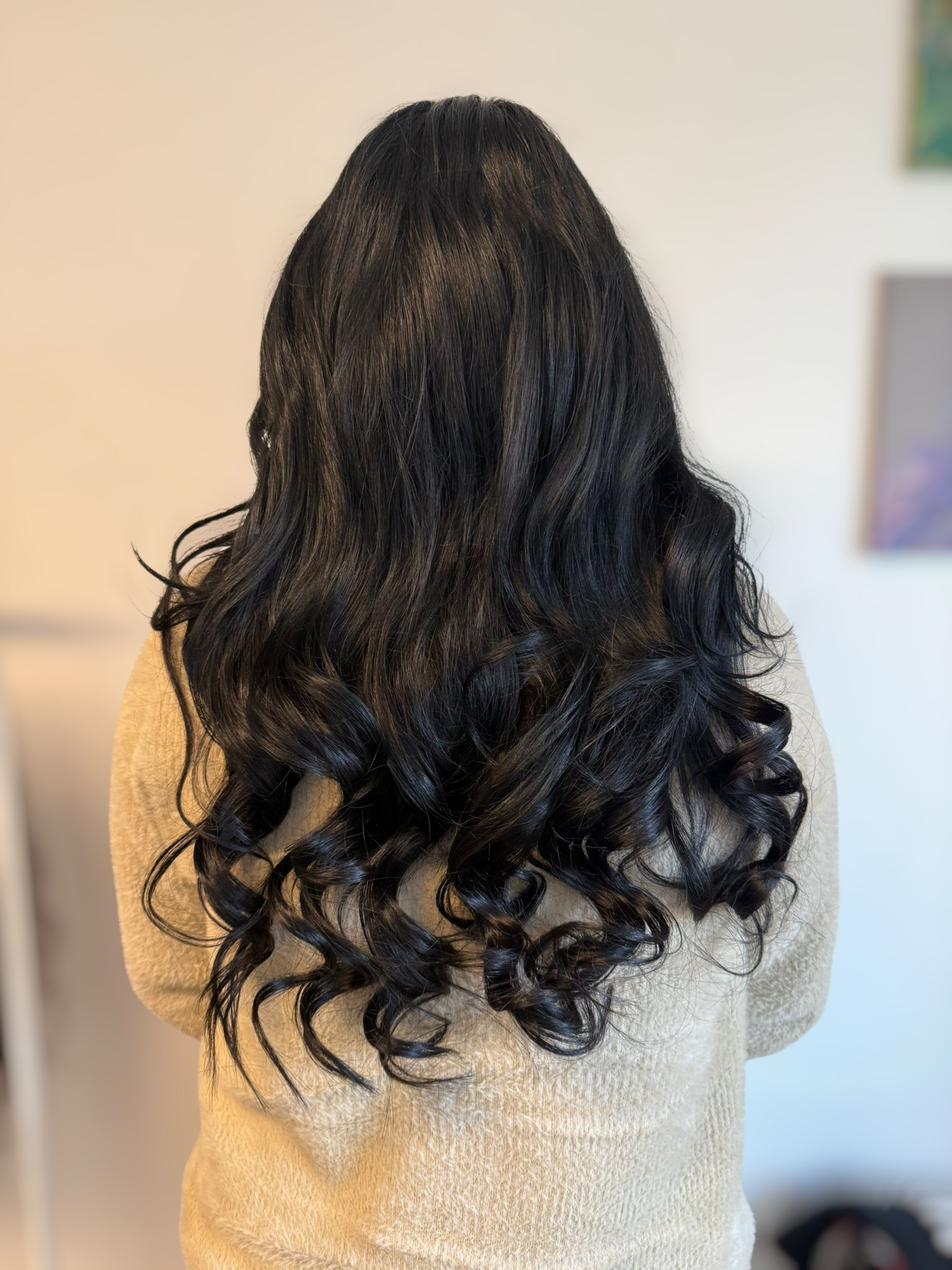 Professionelle Haarverdichtung und Haarverlängerung mit Echthaar Extensions – natürliches Ergebnis aus dem CK Hair Studio in Mering bei Augsburg.