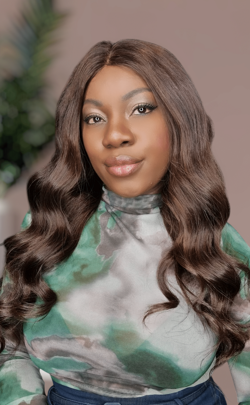 Hochwertige Echthaar Perücke mit natürlichem HD Lace Ansatz bei CK Hair in Augsburg – Echthaar Perücken für natürlichen Look, Haarverlust, Haarausfall und stilvolle Haarverdichtung.