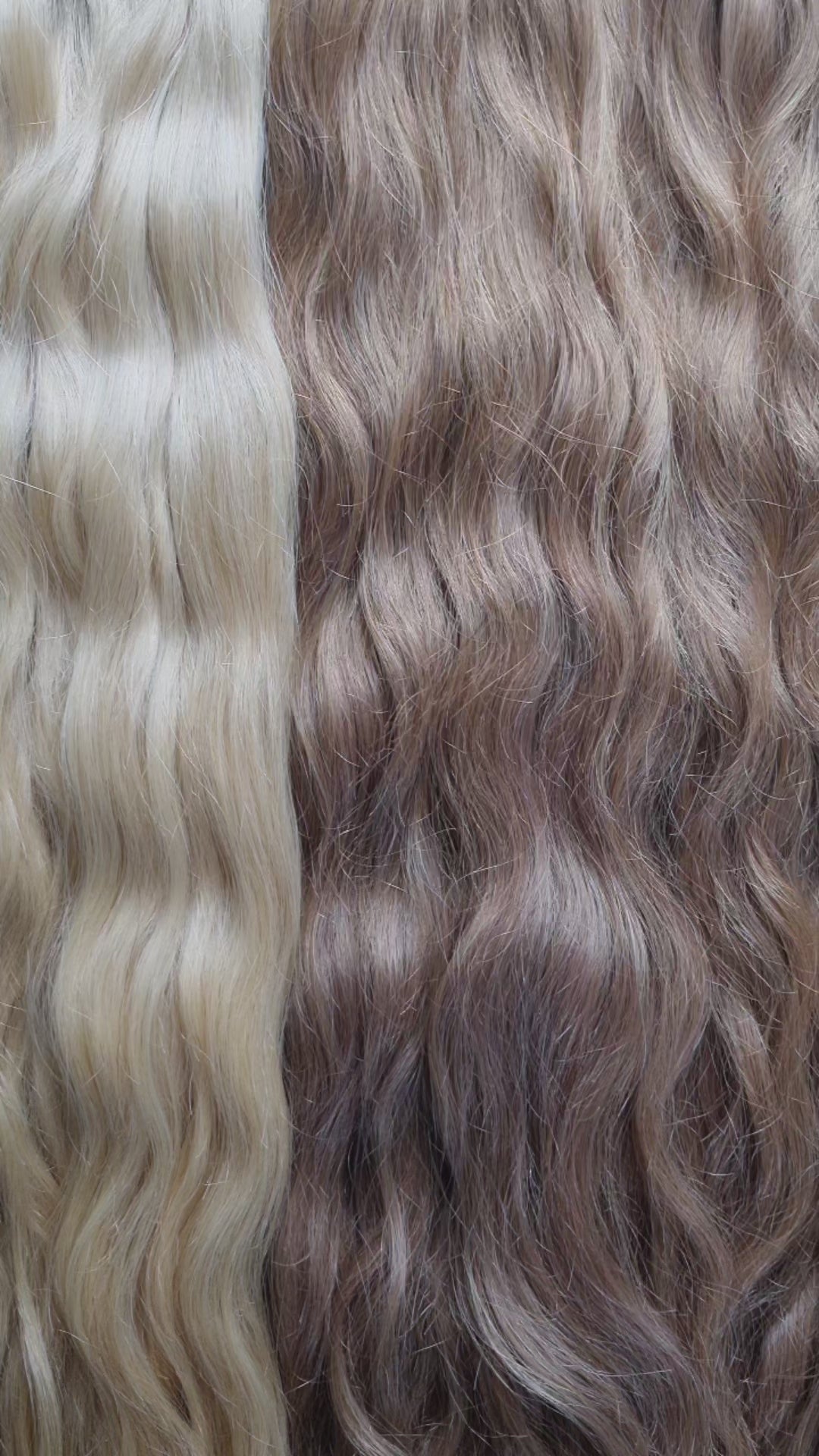 Wellige Echthaar Weft Tressen aus 100 % Remy Echthaar in verschiedenen Farben für natürliche Haarverlängerungen und Haarverdichtungen